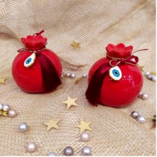 Κεραμικό Διακοσμητικό Ρόδι, Κόκκινο