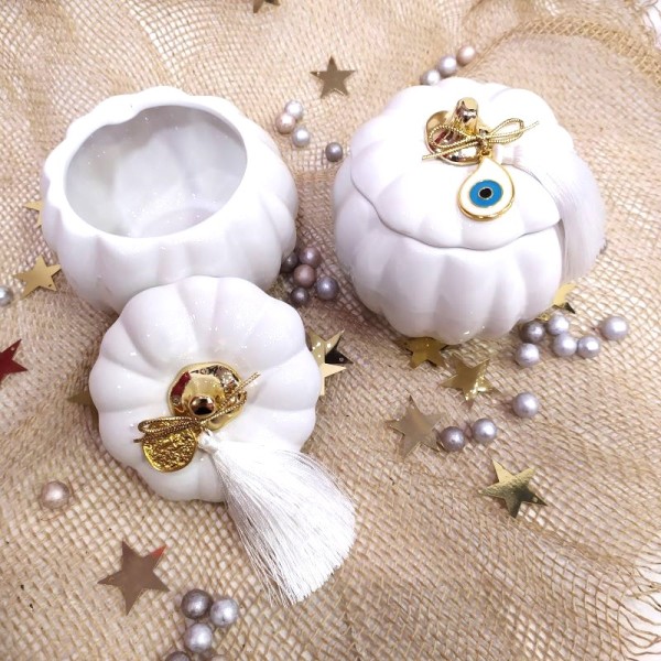 Κεραμική Κολοκύθα Φοντανιέρα