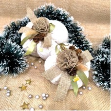 Χριστουγεννιάτικη Λευκή Κολοκύθα 