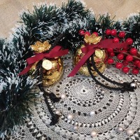 Διακοσμητικό Κεραμικό Χρυσό Ρόδι