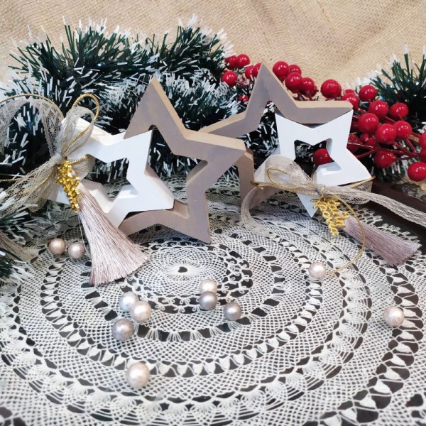 Επιτραπέζιο Γούρι Διπλό Αστέρι