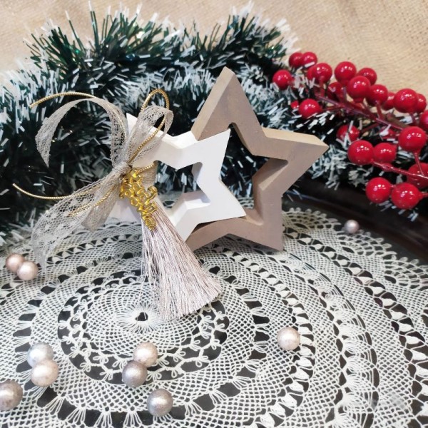 Επιτραπέζιο Γούρι Διπλό Αστέρι