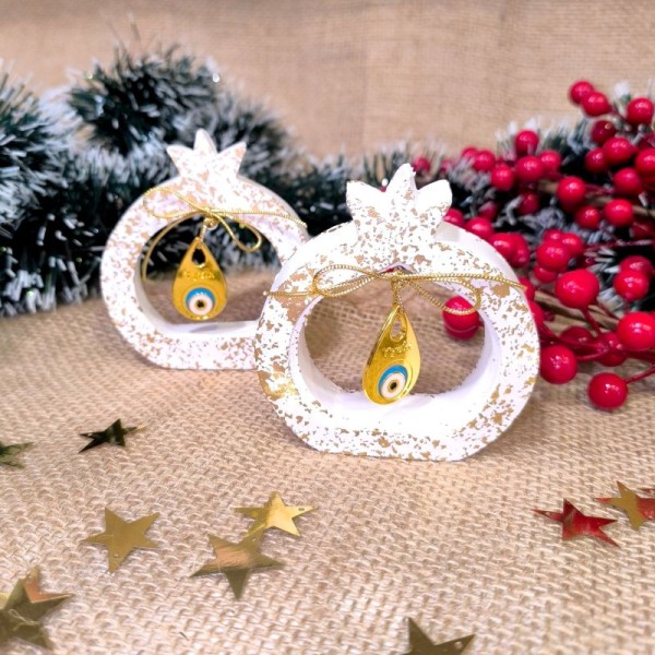 Κεραμικό Ρόδι με Μάτι