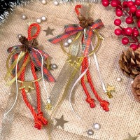 Κρεμαστό Γούρι Μεταλλικός Κρίκος Ρόδι